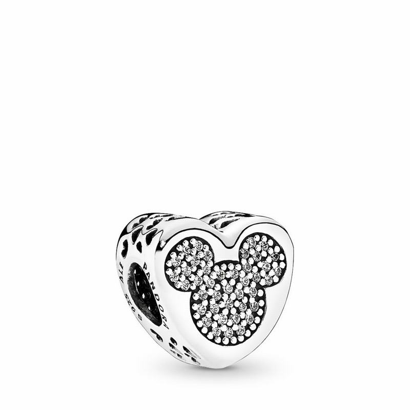 Pandora Disney Mickey & Minnie True Love Charm NZ Sale, Sterling Silver (638972-HXO)